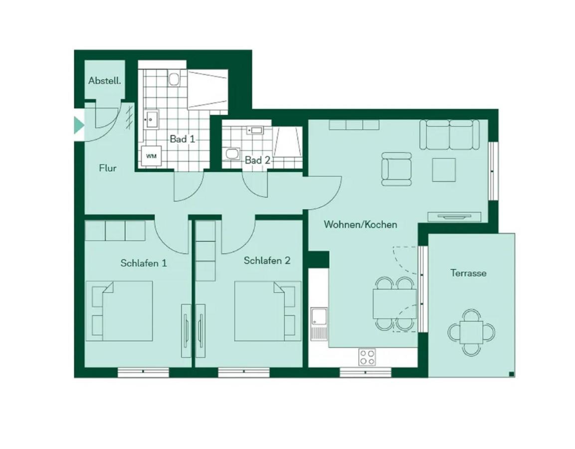 Terrassenwohnung "Traumhafft" - Haffresidenz Garz  Zewnętrze zdjęcie
